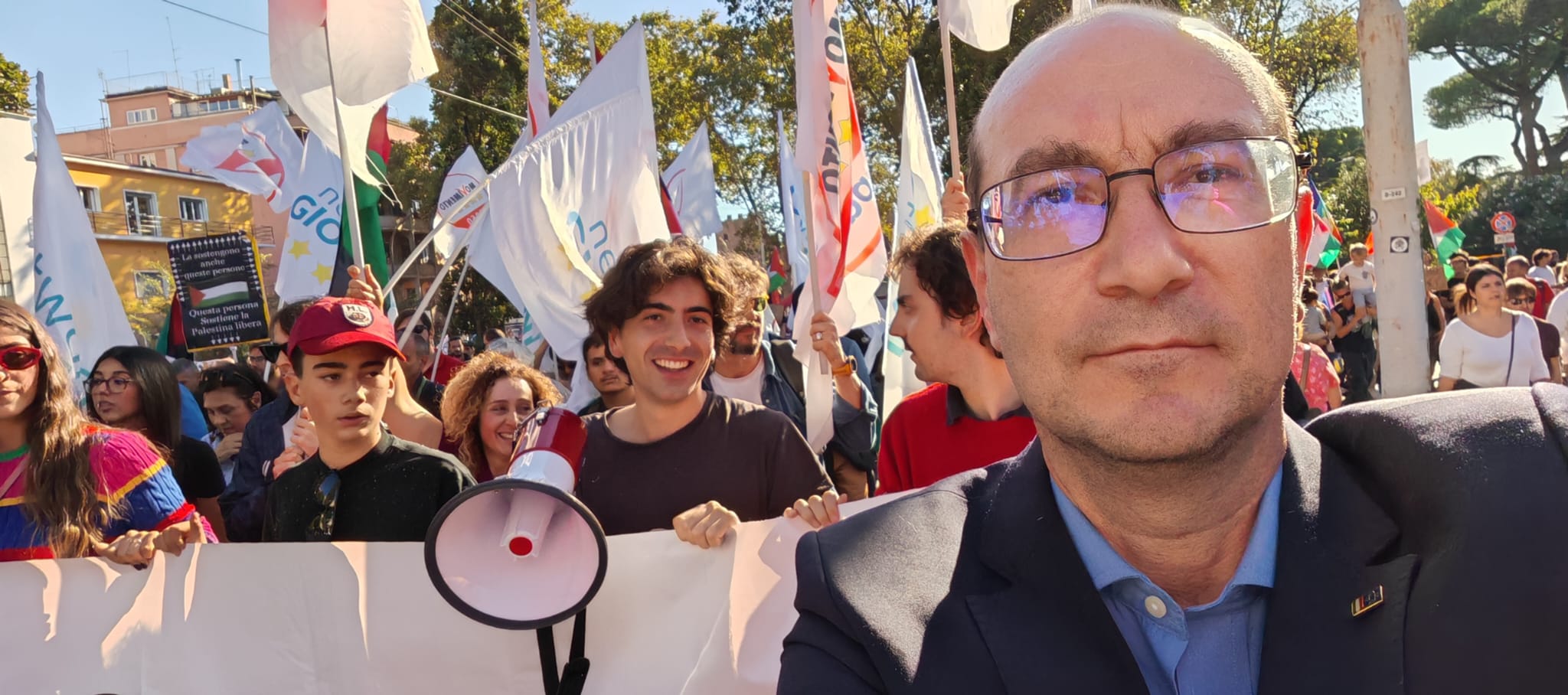 M5S IN PIAZZA A ROMA  Manifestazione nazionale per la Palestina – 4 ottobre 2025